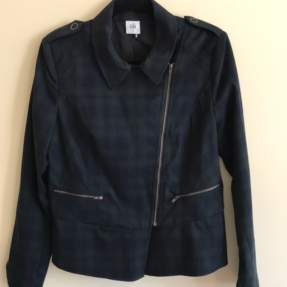 NWT CAbi Tartan Jacket